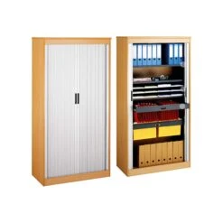 System Storage Tambour Door Cupboards