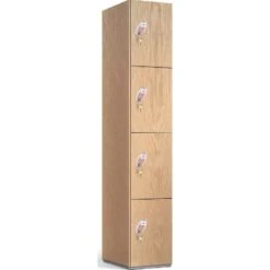 Timber Faced Lockers With ActiveCoat -Silverline Sales Store 008535