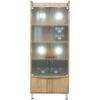 Trilogy Tall Wide Glass Storage Unit -Silverline Sales Store 008902