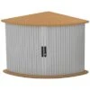 Alpha Plus Corner Tambour Storage Unit -Silverline Sales Store 009911