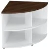 Presence Desk High Corner Bookcase -Silverline Sales Store 015971