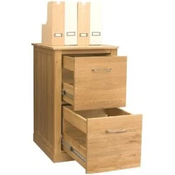 Cavalli Solid Oak Filing Cabinets -Silverline Sales Store 016193