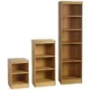 Dorset Narrow Bookcases -Silverline Sales Store 016308