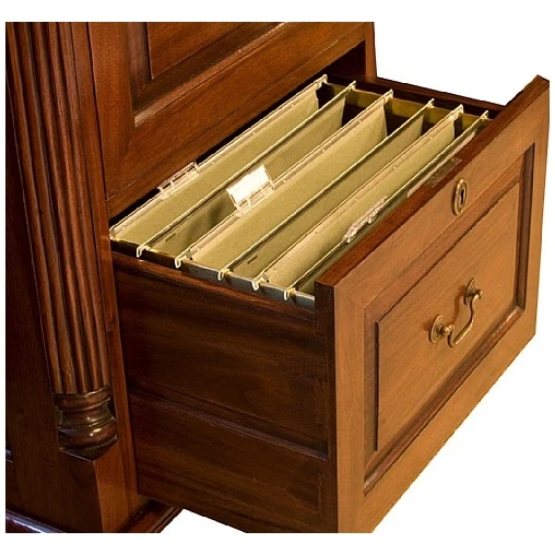 Argento Solid Mahogany Filing Cabinets 6 Argento Solid Mahogany Filing Cabinets - Image 4