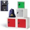 Cube Coin Retain Lockers With ActiveCoat -Silverline Sales Store 017219