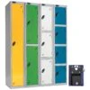 Premium Coin Retain Lockers With Activecoat -Silverline Sales Store 017222