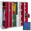 Store-It Perforated Door Coin Return Metric Lockers With ActiveCoat -Silverline Sales Store 017322