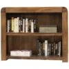 Hampshire Solid Walnut Low Bookcase -Silverline Sales Store 020291