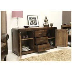 Hampshire Solid Walnut Large Sideboard -Silverline Sales Store 020295