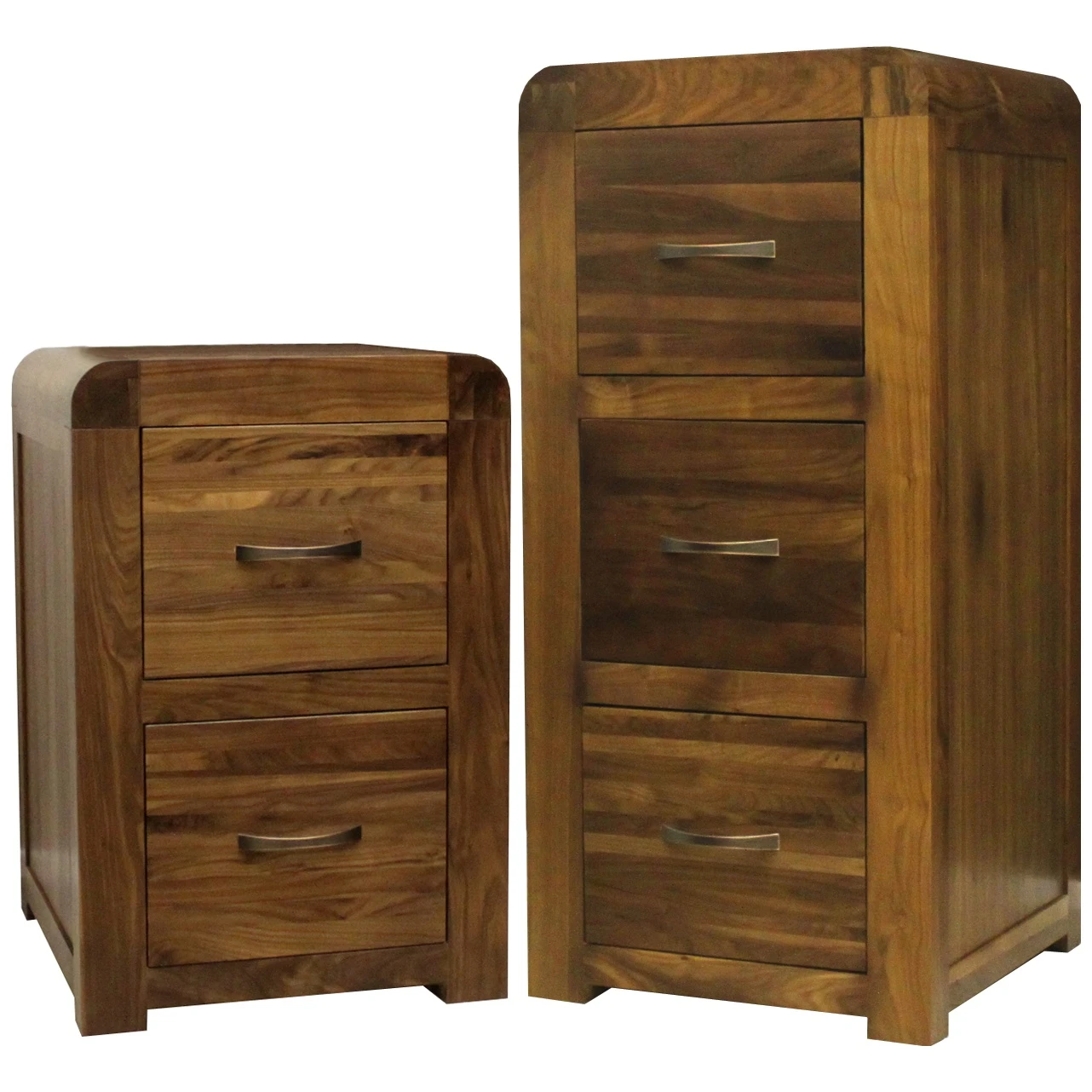 Hampshire Solid Walnut Filing Cabinets 3 Hampshire Solid Walnut Filing Cabinets