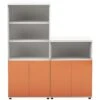 Oxide High Gloss Combination Office Cupboards -Silverline Sales Store 034022