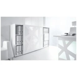 Horizons Sliding Door Storage Cabinet -Silverline Sales Store 034449