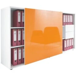 Oxide Sliding Door Storage Cabinet