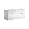 White Lumina High Gloss Credenza Unit -Silverline Sales Store 037547