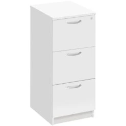 Commerce II White Filing Cabinets -Silverline Sales Store 068549