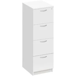 Commerce II White Filing Cabinets -Silverline Sales Store 068550