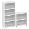 Commerce II White Office Bookcases