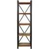 Accrington Reclaimed Wood Narrow Bookcase -Silverline Sales Store 070412