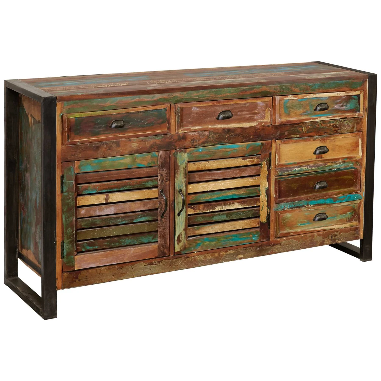 Accrington Reclaimed Wood Large Sideboard 4 Accrington Reclaimed Wood Large Sideboard - Image 2