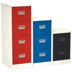 Silverline Two Tone Midi Filing Cabinets 10 Silverline Two Tone Midi Filing Cabinets -Silverline Sales Store 070766