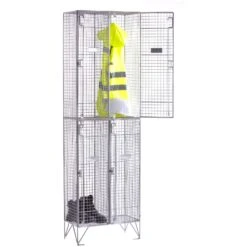 Personal Effects Wire Mesh Lockers 10 Personal Effects Wire Mesh Lockers -Silverline Sales Store 081800