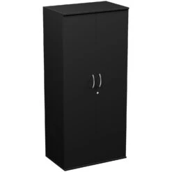 Eclipse Essential Black Office Cupboards -Silverline Sales Store 089290