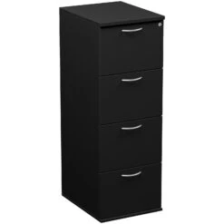 NEXT DAY Eclipse Essential Black Filing Cabinets -Silverline Sales Store 089300