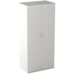 Vogue Essential White Office Cupboards 11 Vogue Essential White Office Cupboards -Silverline Sales Store 089343