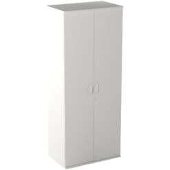 Vogue Essential White Office Cupboards 12 Vogue Essential White Office Cupboards -Silverline Sales Store 089346