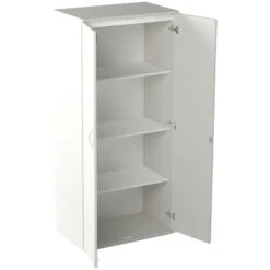 Vogue Essential White Office Cupboards 13 Vogue Essential White Office Cupboards -Silverline Sales Store 089352