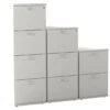 NEXT DAY Vogue Essential White Filing Cabinets -Silverline Sales Store 089375