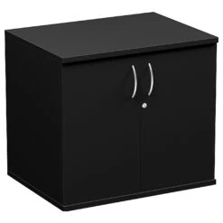 NEXT DAY Eclipse Essential Black Office Cupboards -Silverline Sales Store 089720