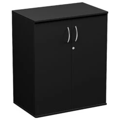 NEXT DAY Eclipse Essential Black Office Cupboards -Silverline Sales Store 089721