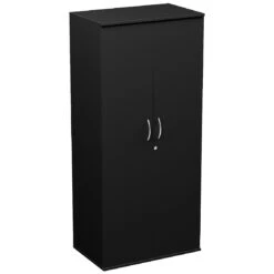 NEXT DAY Eclipse Essential Black Office Cupboards -Silverline Sales Store 089722