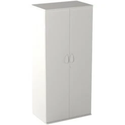 NEXT DAY Vogue Essential White Office Cupboards -Silverline Sales Store 089738