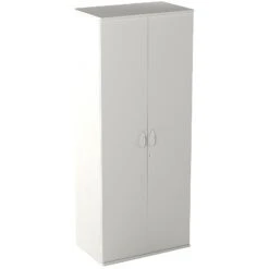 NEXT DAY Vogue Essential White Office Cupboards -Silverline Sales Store 089739