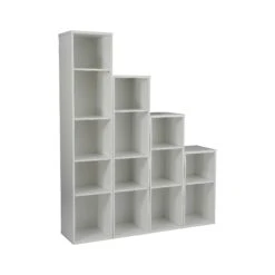 Karbon Narrow Bookcases -Silverline Sales Store 090563