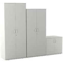 NEXT DAY Vogue Essential White Office Cupboards