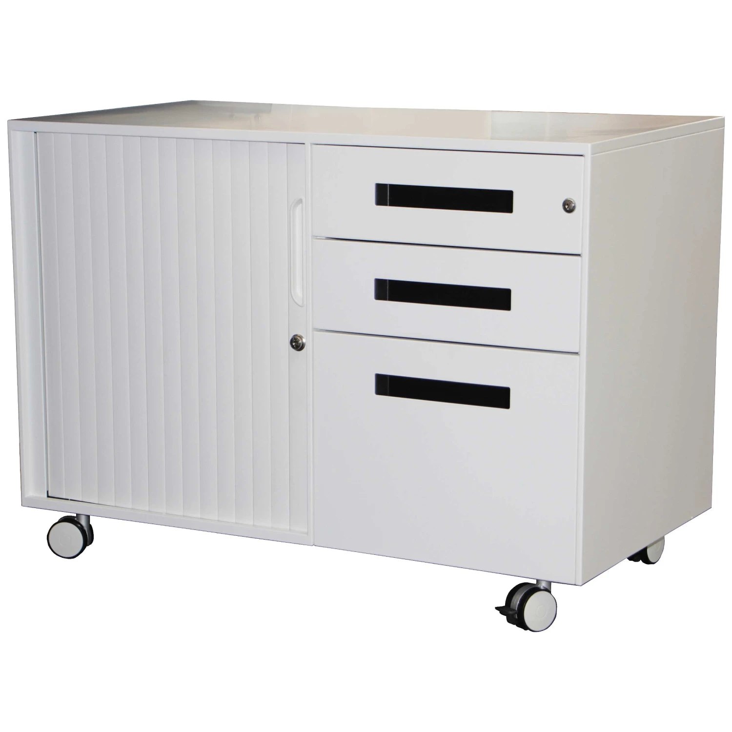 Prism Steel Mobile Pedestal And Tambour Unit 4 Prism Steel Mobile Pedestal And Tambour Unit - Image 2