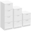 NEXT DAY Commerce II White Filing Cabinets -Silverline Sales Store 092153