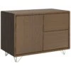 Boss Design Combination Wood Veneer Credenza With Wire Feet -Silverline Sales Store 094251