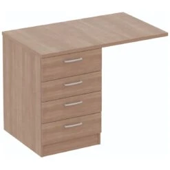 Elite Desk High Extension Pedestal -Silverline Sales Store 096251