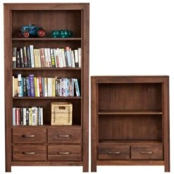 Fernhurst Solid Walnut Bookcases