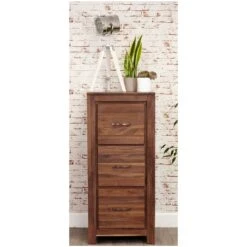 Fernhurst Solid Walnut Filing Cabinets -Silverline Sales Store 099297