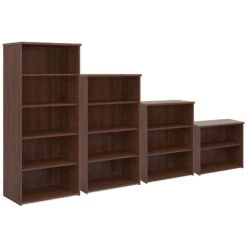 Malbec II Walnut Bookcases -Silverline Sales Store 099346
