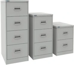 NEXT DAY Silverline Kontrax Filing Cabinets