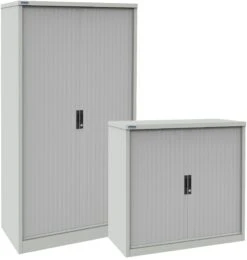 NEXT DAY Silverline Kontrax Tambour Cupboards