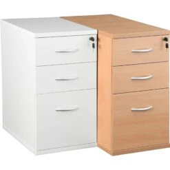 Karbon Desk High Pedestals