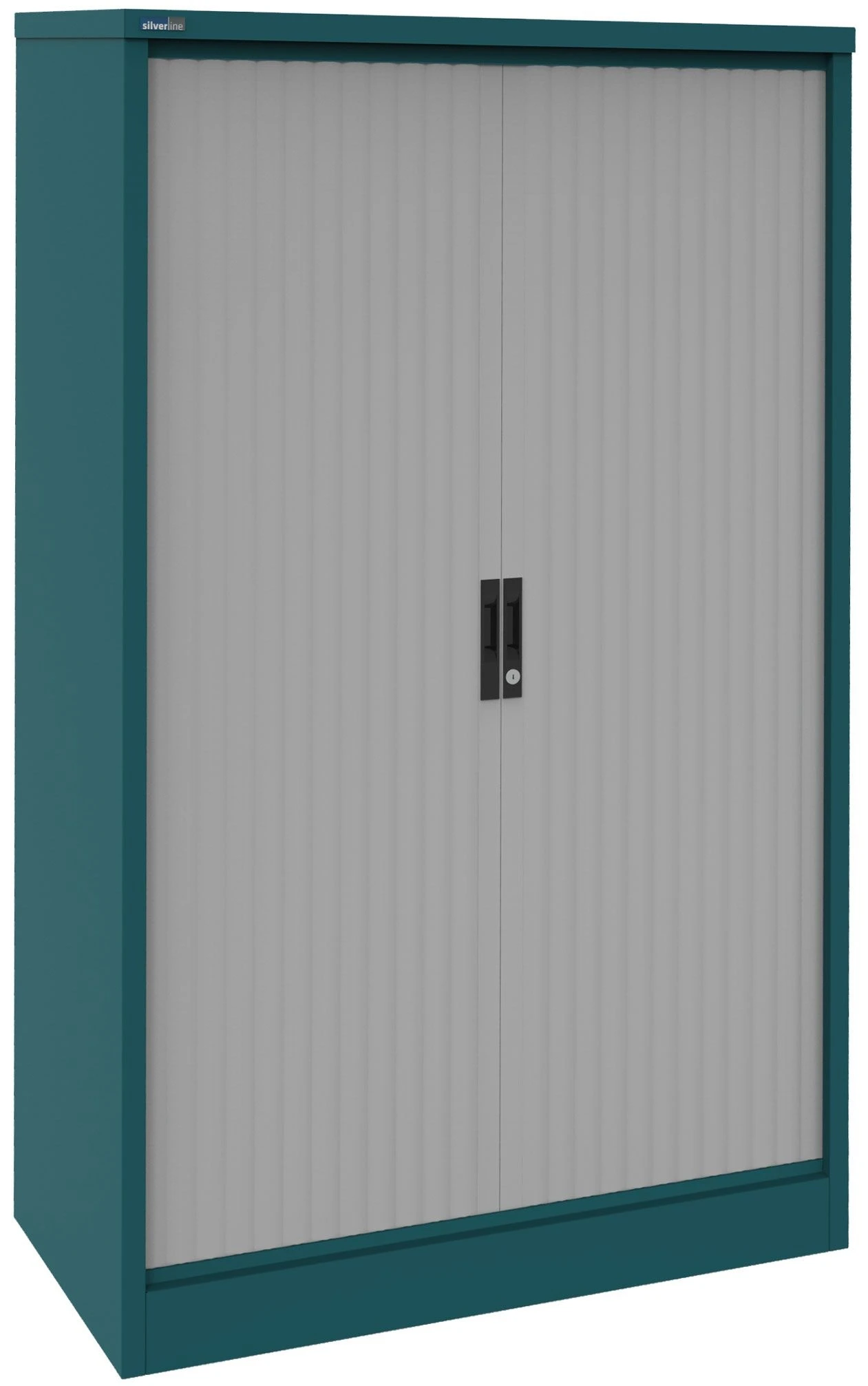 Silverline Two Tone Kontrax Tambour Cupboards 12 Silverline Two Tone Kontrax Tambour Cupboards - Image 10