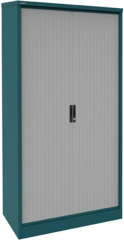 Silverline Two Tone Kontrax Tambour Cupboards 24 Silverline Two Tone Kontrax Tambour Cupboards -Silverline Sales Store 102171
